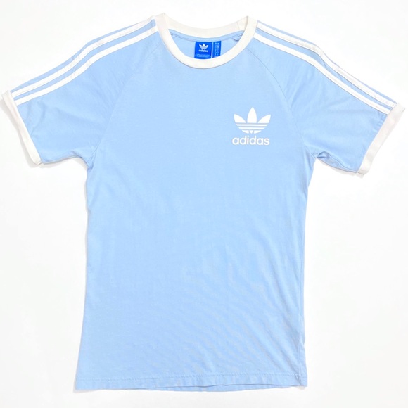 adidas originals t shirt light blue